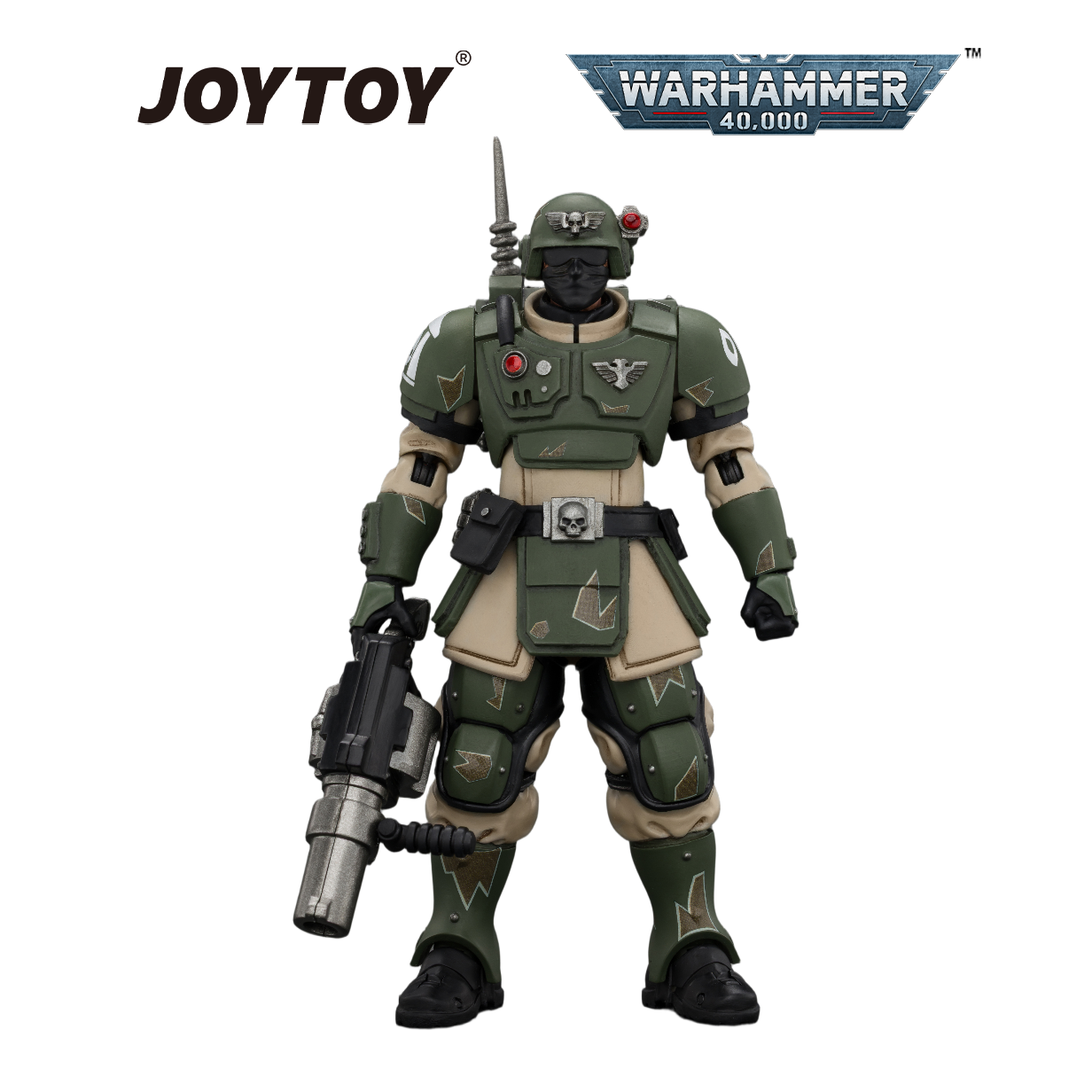 JOYTOY Warhammer 40,000 - Astra Militarum Kasrkin 5 with Grenade Launcher (1/18 Scale) Preorder