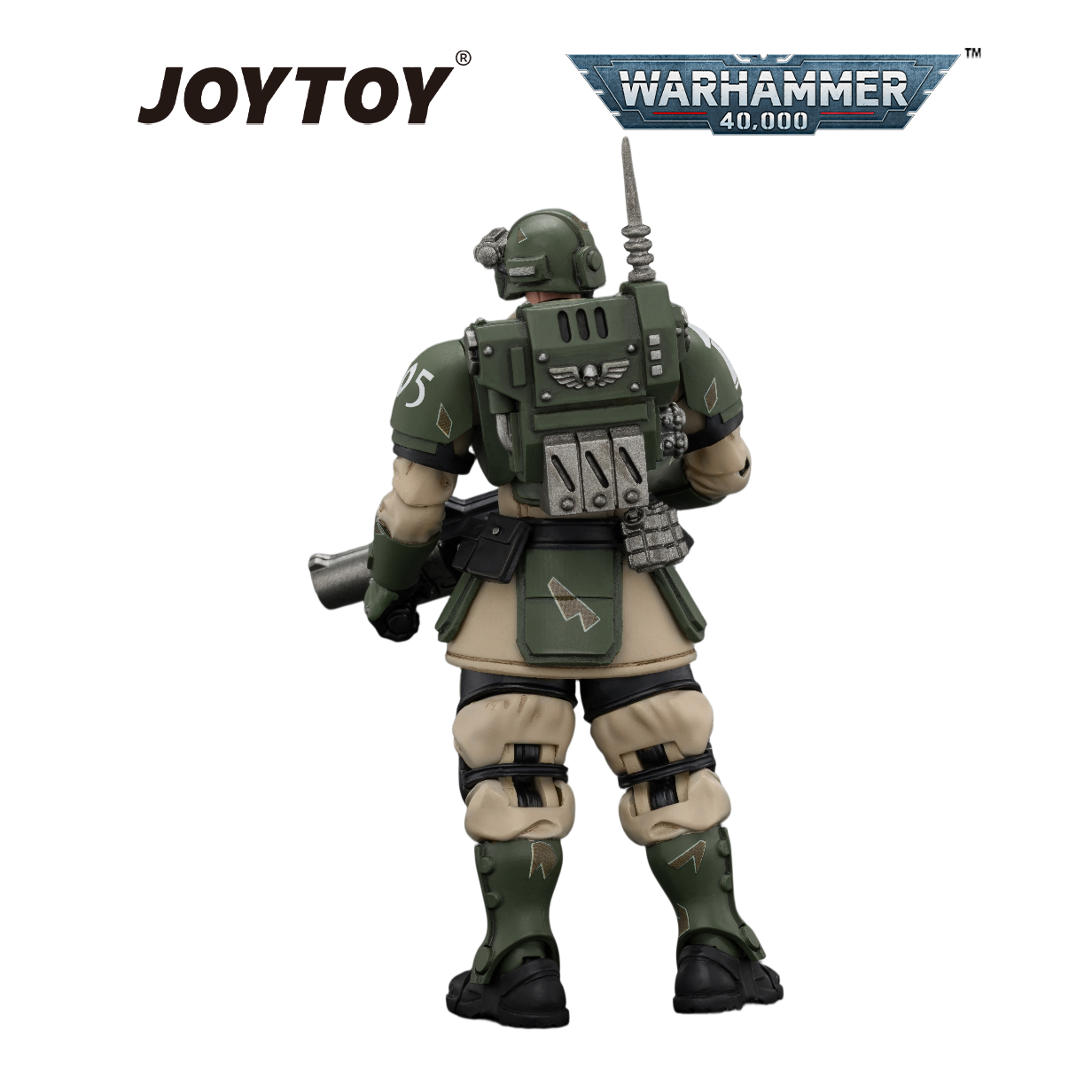 JOYTOY Warhammer 40,000 - Astra Militarum Kasrkin 5 with Grenade Launcher (1/18 Scale) Preorder
