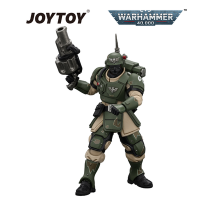 JOYTOY Warhammer 40,000 - Astra Militarum Kasrkin 5 with Grenade Launcher (1/18 Scale) Preorder