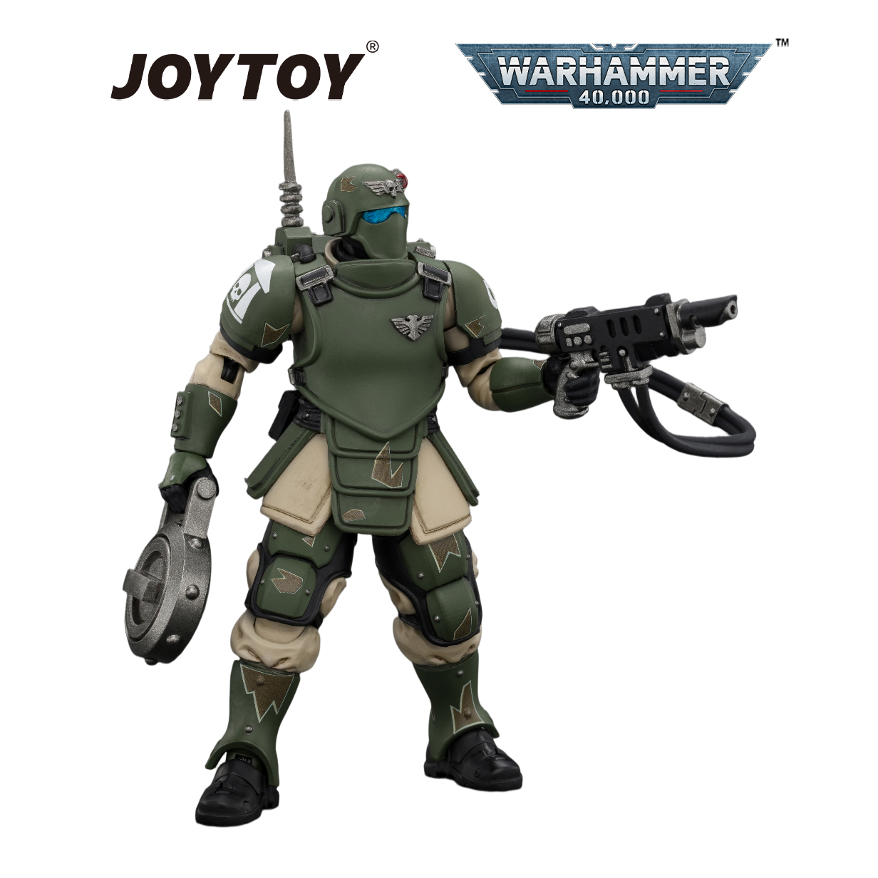JOYTOY Warhammer 40,000 - Astra Militarum Kasrkin 6 with Hot-shot Laspistol (1/18 Scale) Preorder