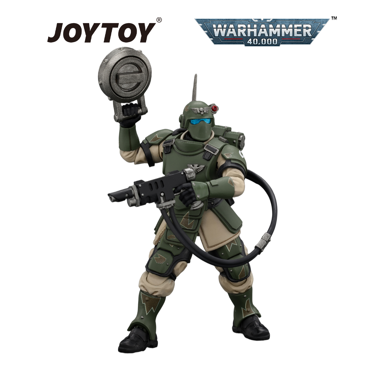 JOYTOY Warhammer 40,000 - Astra Militarum Kasrkin 6 with Hot-shot Laspistol (1/18 Scale) Preorder