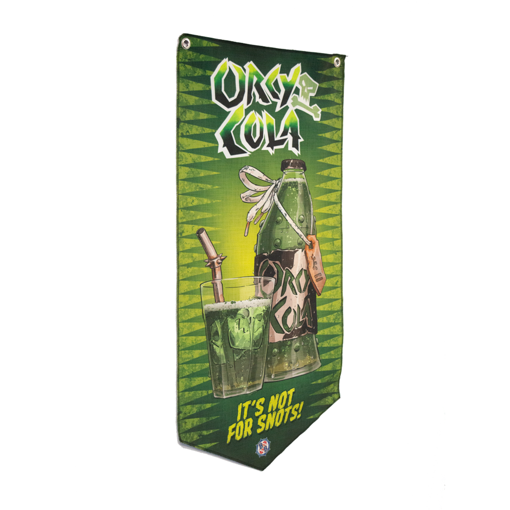 Blood Bowl Orcy Cola Wall Banner