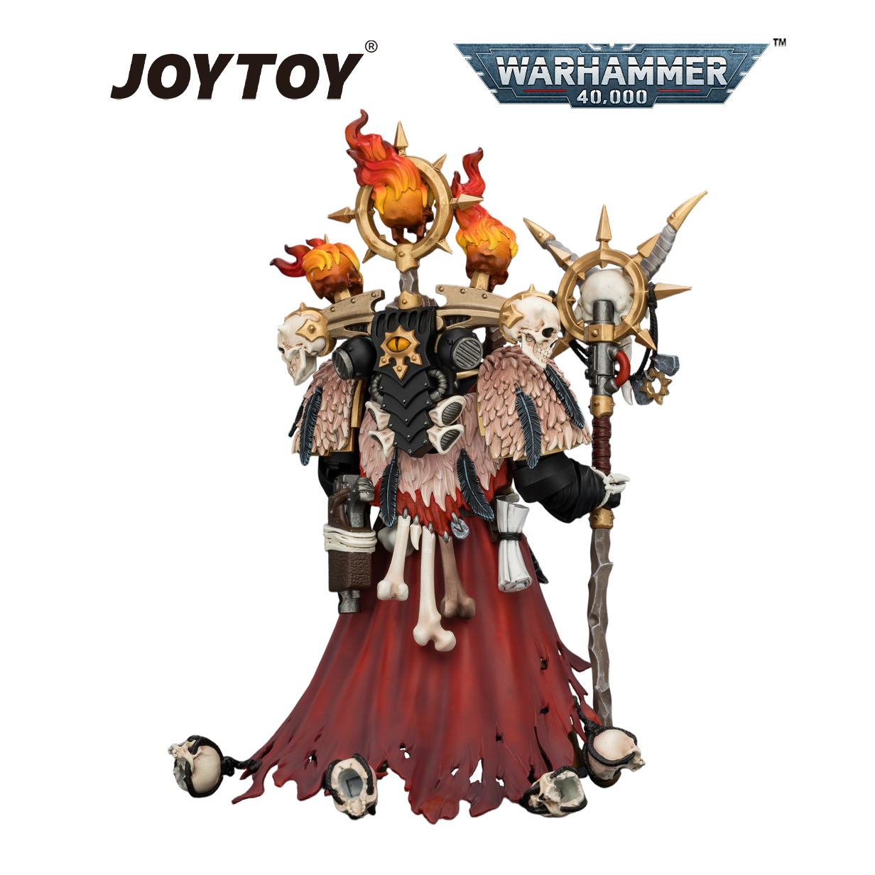 JOYTOY Warhammer 40,000 - Black Legion, Master of Possession with Staff of Possession and Bolt Pistol (1/18 Scale) Preorder