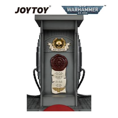 JOYTOY Warhammer 40,000: Blood Angels Mk X Helmet and Display Stand (1/1 Scale) Preorder