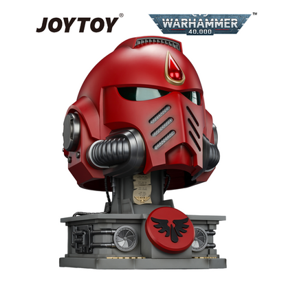 JOYTOY Warhammer 40,000: Blood Angels Mk X Helmet and Display Stand (1/1 Scale) Preorder