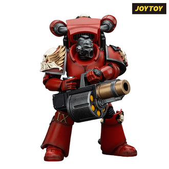 JoyToy Warhammer The Horus Heresy Action Figure - Blood Angels, Angel's Tears Erelim with Angel's Tears Grenade Launcher (1/18 Scale)