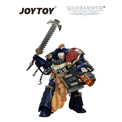 JOYTOY Warhammer The Horus Heresy - Night Lords, Contekar Terminator 1 with Chainblade & Volkite Cavitor (1/18 Scale) Preorder