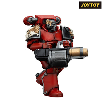 JoyToy Warhammer The Horus Heresy Action Figure - Blood Angels, Angel's Tears Arch-Erelim with Angel's Tears Grenade Launcher (1/18 Scale) Preorder