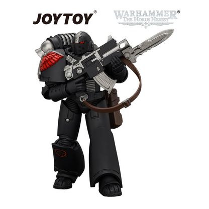 JOYTOY Warhammer The Horus Heresy - Dark Angels, MKVI Tactical Sergeant  with Power Sword and Plasma Pistol (1/18 Scale) Preorder