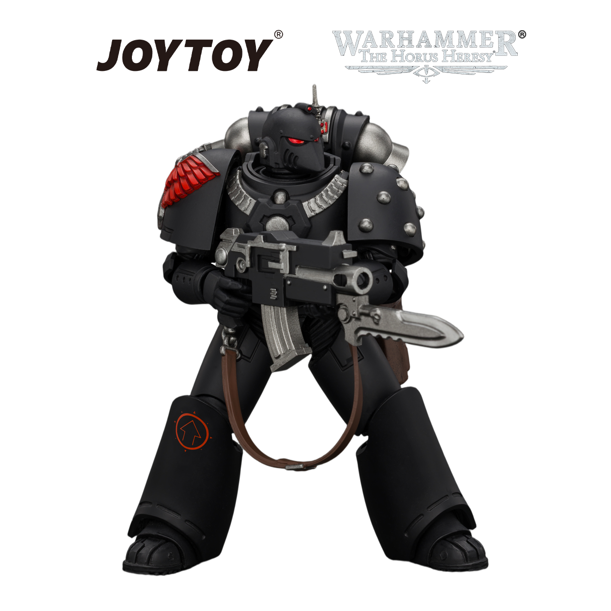JOYTOY Warhammer The Horus Heresy - Dark Angels, MKVI Tactical Sergeant  with Power Sword and Plasma Pistol (1/18 Scale) Preorder
