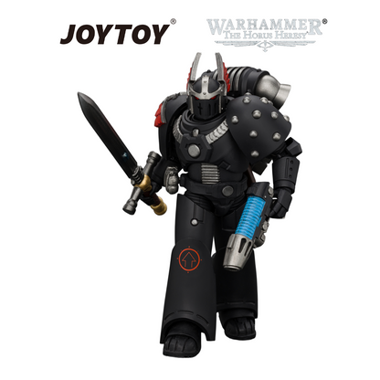 JOYTOY Warhammer The Horus Heresy - Dark Angels, MKVI Tactical Sergeant  with Power Sword and Plasma Pistol (1/18 Scale) Preorder