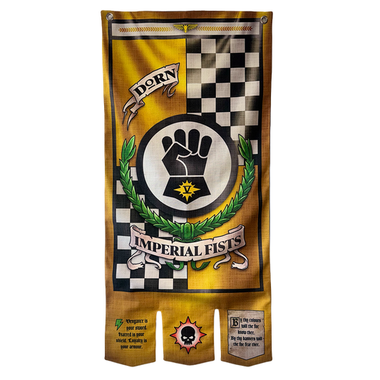 Warhammer 40,000: Imperial Fists 5th Company Banner - Preorder