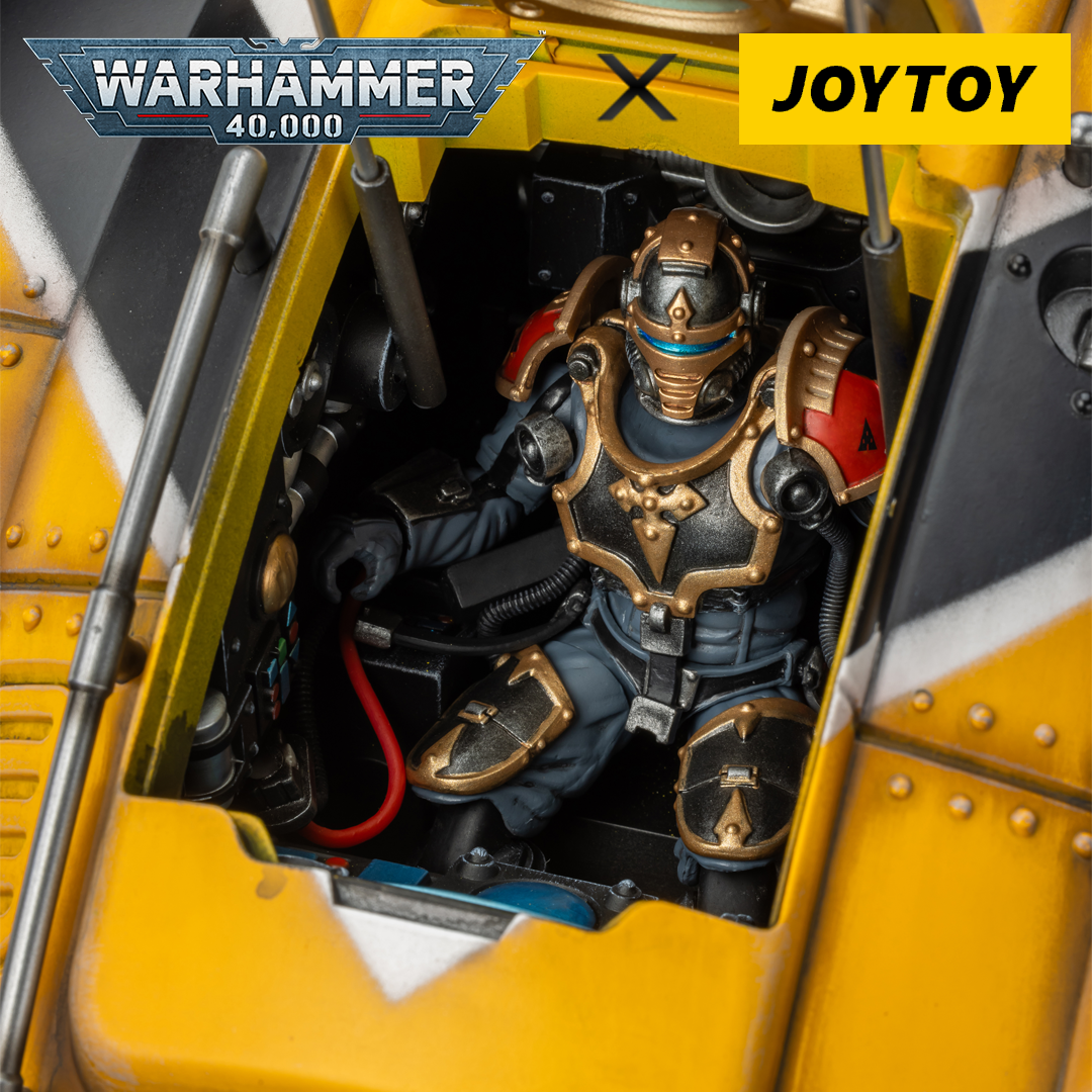 JoyToy Warhammer: 40,000 Action Figure - Imperial Knights, House Raven, Knight Errant Preorder