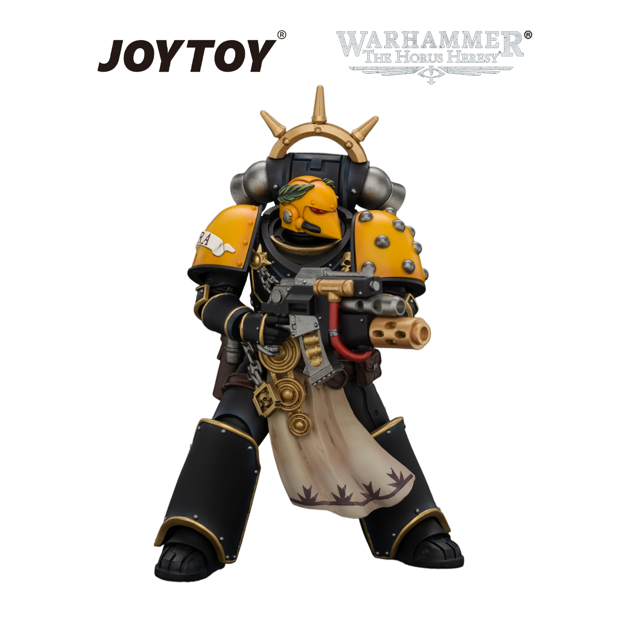 JOYTOY Warhammer The Horus Heresy - Imperial Fists, Champion Consul with Combi-Melta and Power Sword (1/18 Scale) Preorder