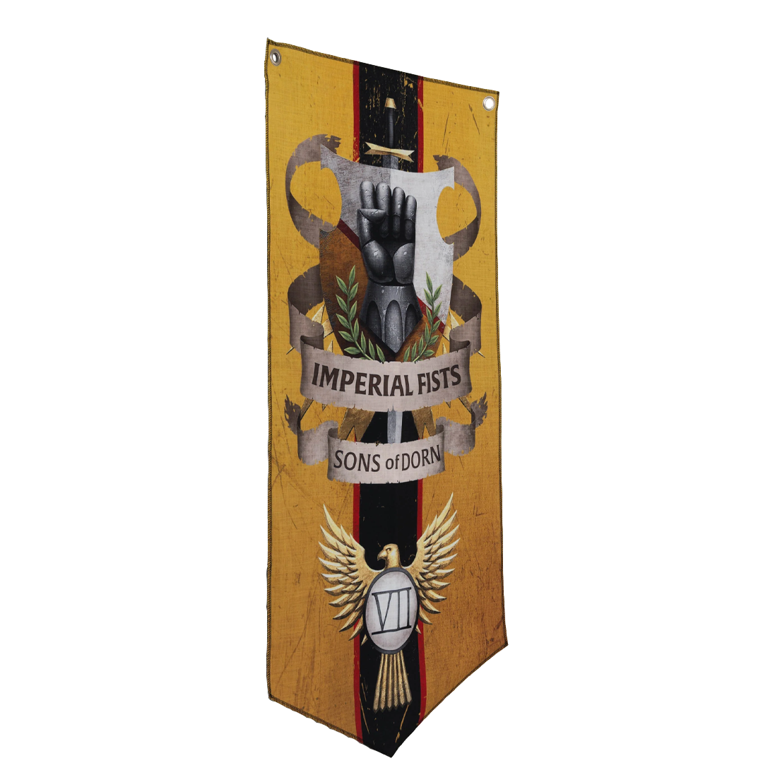 Imperial Fists Wall Banner Side View