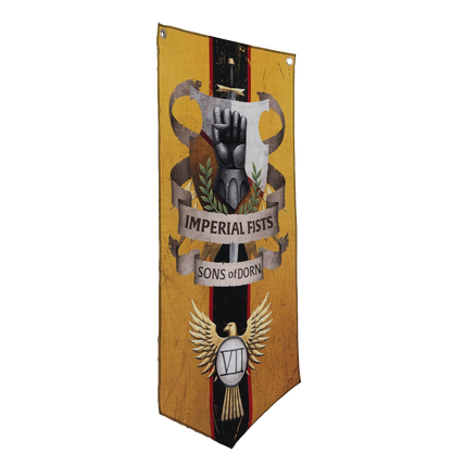 Imperial Fists Wall Banner Side View