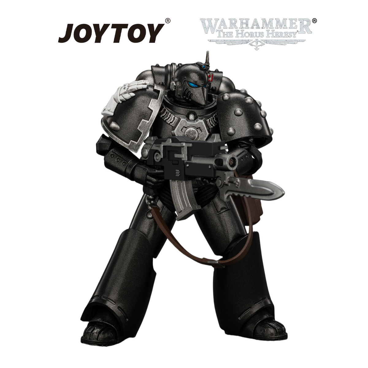 JOYTOY Warhammer The Horus Heresy - Iron Hands, MKVI Tactical Sergeant (1/18 Scale) Preorder