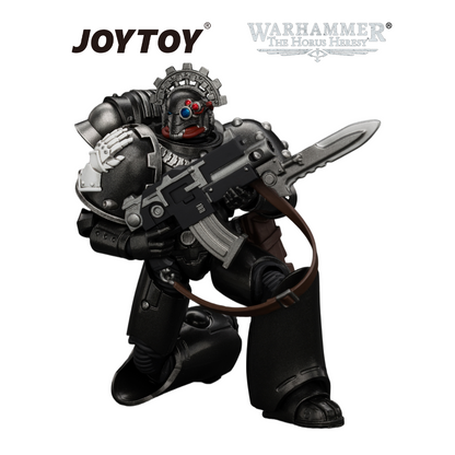 JOYTOY Warhammer The Horus Heresy - Iron Hands, MKVI Tactical Sergeant (1/18 Scale) Preorder