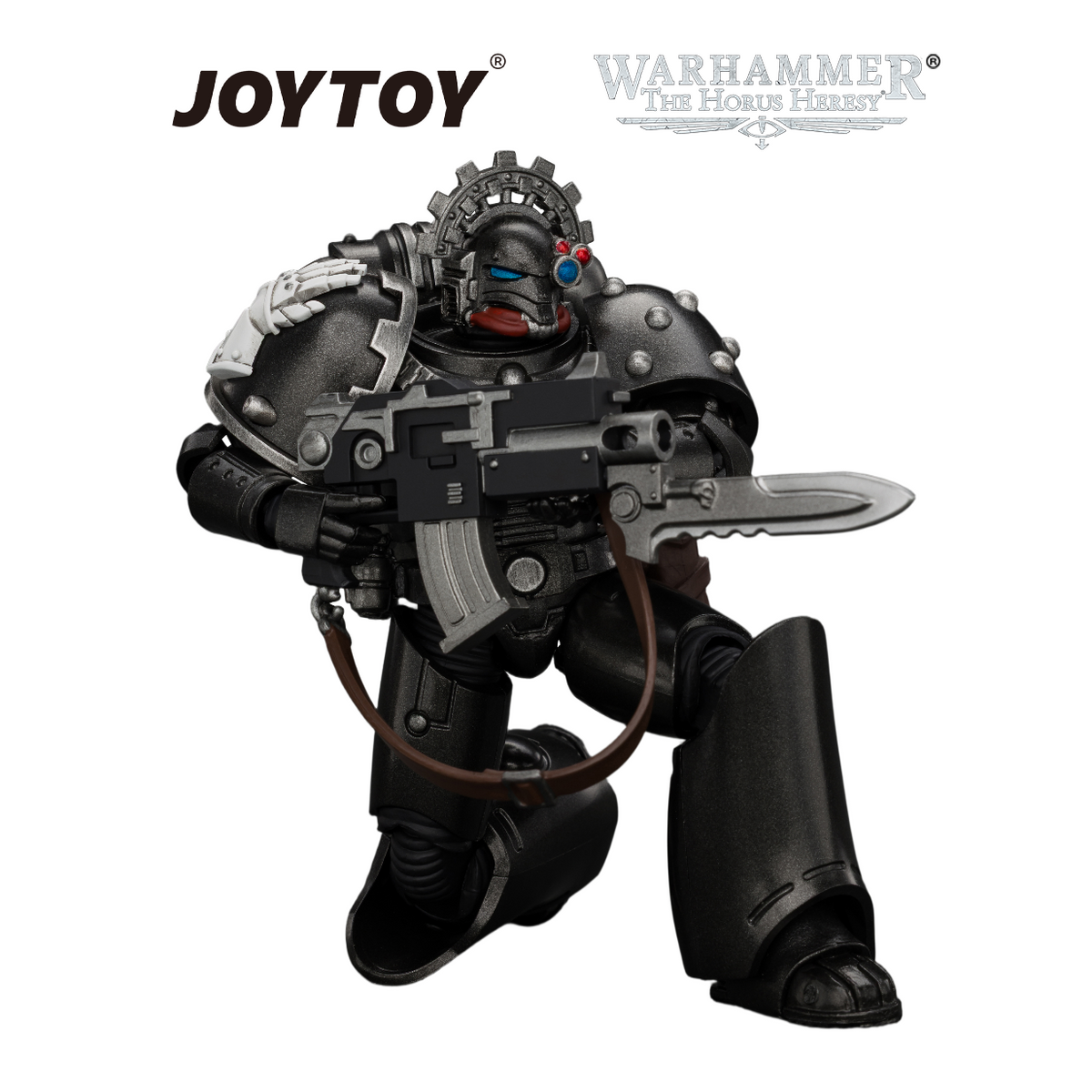 JOYTOY Warhammer The Horus Heresy - Iron Hands, MKVI Tactical Sergeant (1/18 Scale) Preorder