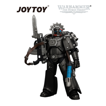 JOYTOY Warhammer The Horus Heresy - Iron Hands, MKVI Tactical Sergeant (1/18 Scale) Preorder USA
