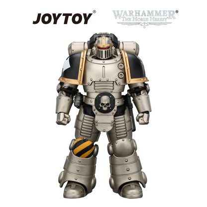 JOYTOY Warhammer The Horus Heresy - Iron Warriors, MkII Legionary 3 with Bolter and Bolt Pistol (1/18 Scale) Preorder