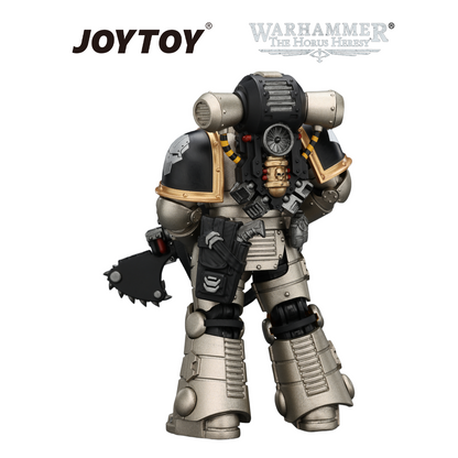 JOYTOY Warhammer The Horus Heresy - Iron Warriors, MkII Legionary 3 with Bolter and Bolt Pistol (1/18 Scale) Preorder