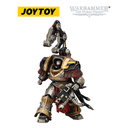 JOYTOY Warhammer The Horus Heresy - Iron Warriors, Warsmith with Graviton Crusher Hammer (1/18 Scale)