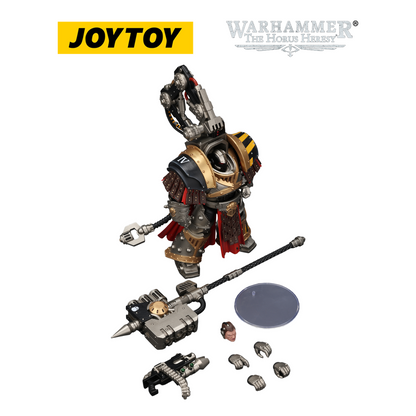 JOYTOY Warhammer The Horus Heresy - Iron Warriors, Warsmith with Graviton Crusher Hammer (1/18 Scale)