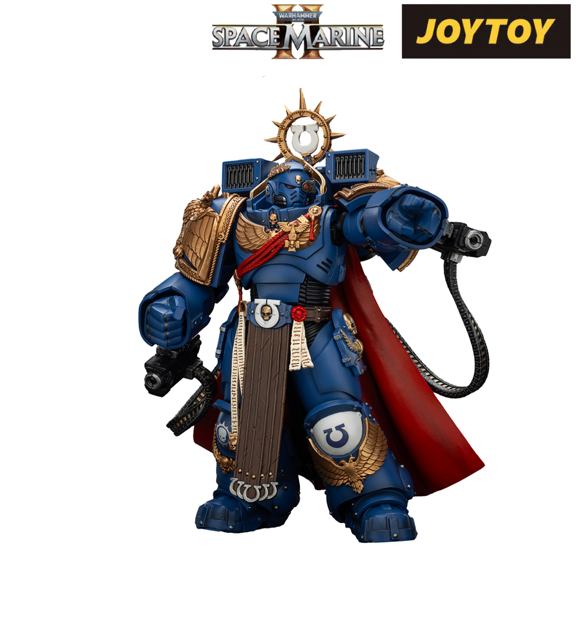 Ultramarines, Marneus Calgar, Chapter Master with MkX Gravis Armour and the Gauntlets of Ultramar (1/18 Scale)