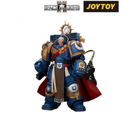 Ultramarines, Marneus Calgar, Chapter Master with MkX Gravis Armour and the Gauntlets of Ultramar (1/18 Scale)