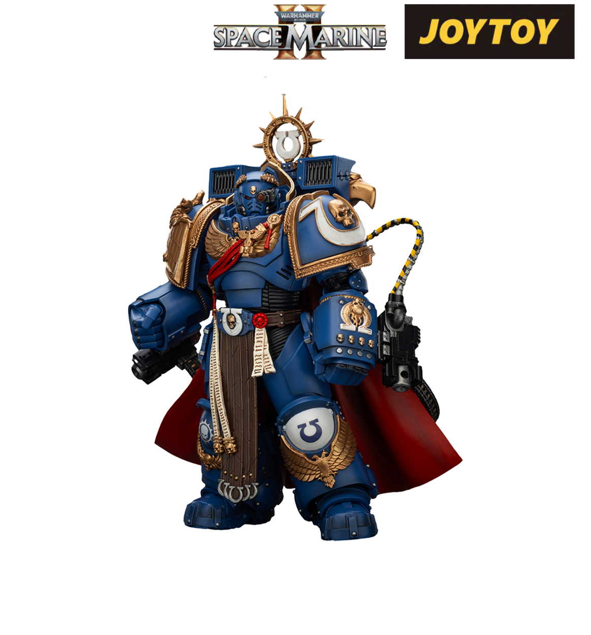 Ultramarines, Marneus Calgar, Chapter Master with MkX Gravis Armour and the Gauntlets of Ultramar (1/18 Scale)