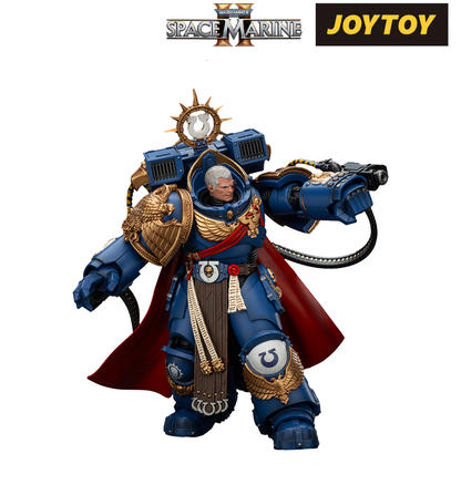 Ultramarines, Marneus Calgar, Chapter Master with MkX Gravis Armour and the Gauntlets of Ultramar (1/18 Scale)