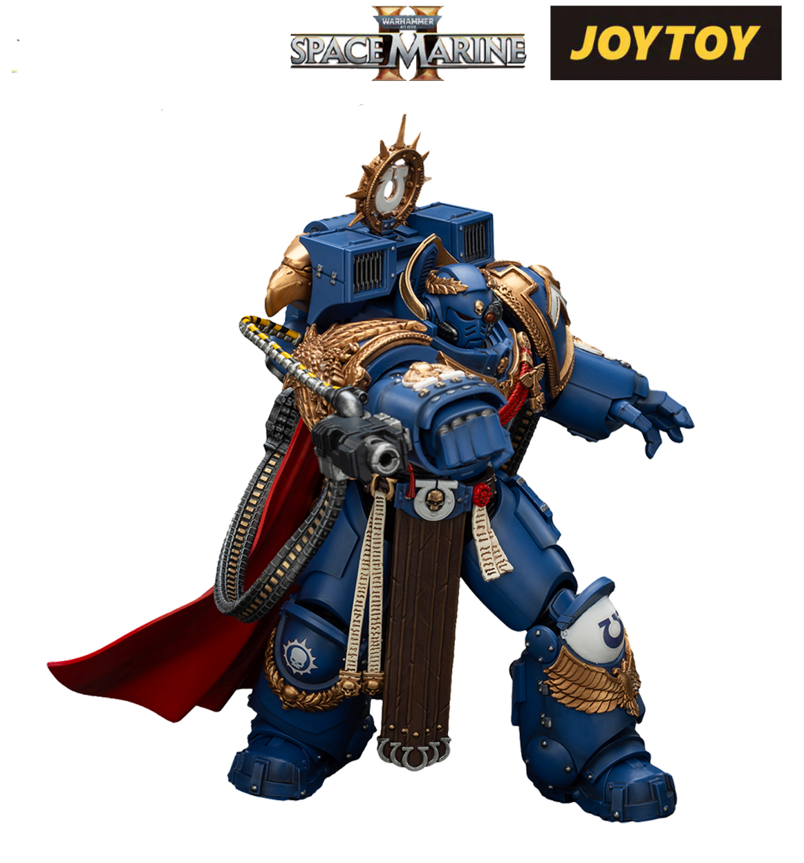 Ultramarines, Marneus Calgar, Chapter Master with MkX Gravis Armour an ...