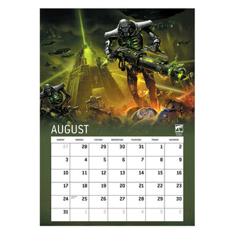 Necrons 2025 Calendar