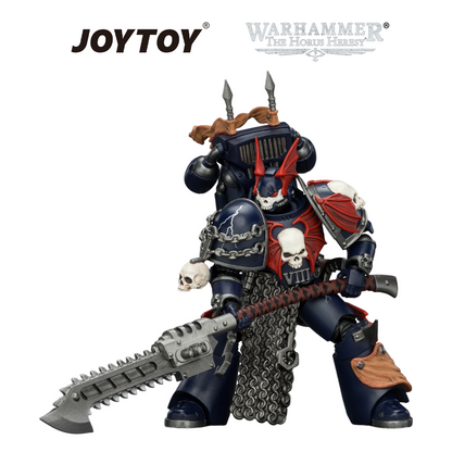 JOYTOY Warhammer The Horus Heresy - Night Lords, Legion Praetor with Jump Pack, Bolt Pistol and Chainglaive (1/18 Scale) Preorder