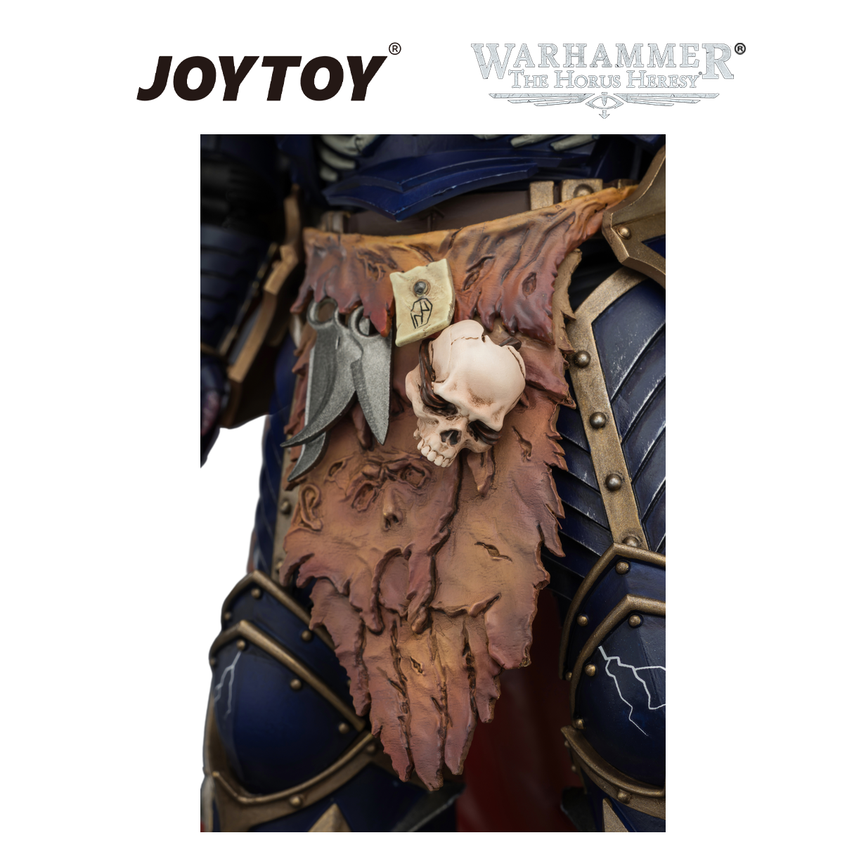 JOYTOY Warhammer The Horus Heresy - Night Lords, Konrad Curze, Primarch of the VIIIth Legion, The Night Haunter (1/18 Scale) & Exclusive T Shirt Preorder