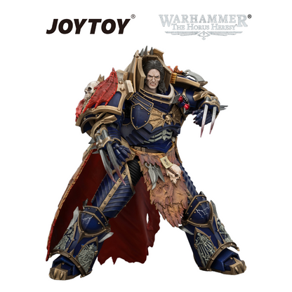 JOYTOY Warhammer The Horus Heresy - Night Lords, Konrad Curze, Primarch of the VIIIth Legion, The Night Haunter (1/18 Scale) & Exclusive T Shirt Preorder