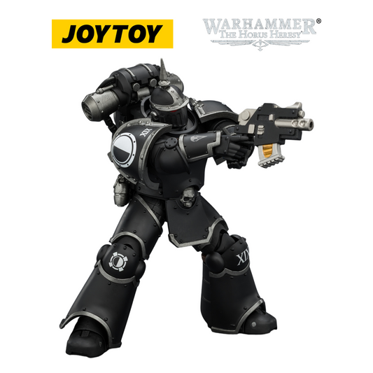 JOYTOY Warhammer The Horus Heresy - Raven Guard MKIII Tactical Legionary with Bolter and Bolt Pistol (1/18 Scale) Preorder