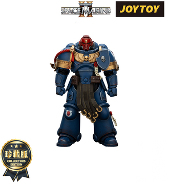 JoyToy Warhammer 40,000: Space Marine 2 Action Figure - Ultramarines, Sergeant Gadriel - Collector’s Edition (1/18 Scale) Preorder