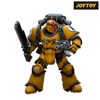 JoyToy Warhammer The Horus Heresy Action Figure - Imperial Fists, Legion MkIII Despoiler Squad Sergeant with Plasma Pistol (1/18 Scale)