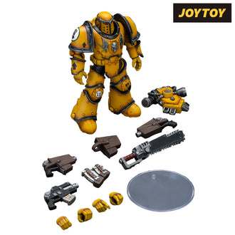 JoyToy Warhammer The Horus Heresy Action Figure - Imperial Fists, Legion MkIII Despoiler Squad Legion Despoiler with Chainsword (1/18 Scale)