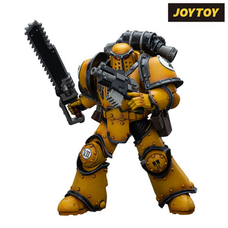 JoyToy Warhammer The Horus Heresy Action Figure - Imperial Fists, Legion MkIII Despoiler Squad Legion Despoiler with Chainsword (1/18 Scale)