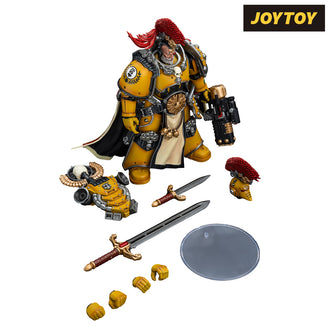 JoyToy Warhammer The Horus Heresy Action Figure - Imperial Fists, Legion Praetor with Power Sword (1/18 Scale)