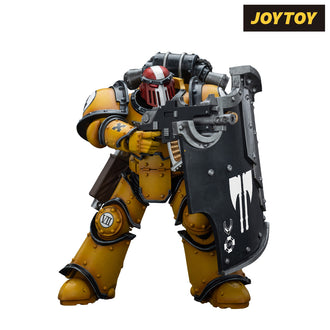 JoyToy Warhammer The Horus Heresy Action Figure - Imperial Fists, Legion MkIII Breacher Squad, Sergeant with Thunder Hammer (1/18 Scale)