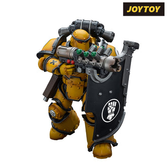 JoyToy Warhammer The Horus Heresy Action Figure - Imperial Fists, Legion MkIII Breacher Squad, Legion Breacher with Graviton Gun (1/18 Scale)