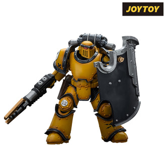 JoyToy Warhammer The Horus Heresy Action Figure - Imperial Fists, Legion MkIII Breacher Squad, Legion Breacher with Lascutter (1/18 Scale)