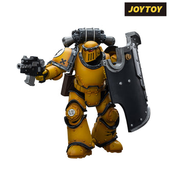 JoyToy Warhammer The Horus Heresy Action Figure - Imperial Fists, Legion MkIII Breacher Squad, Legion Breacher with Lascutter (1/18 Scale)