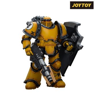 JoyToy Warhammer The Horus Heresy Action Figure - Imperial Fists, Legion MkIII Breacher Squad, Legion Breacher with Lascutter (1/18 Scale)