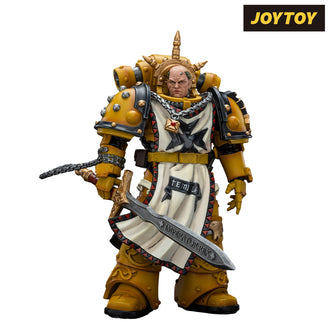 JoyToy Warhammer The Horus Heresy Action Figure - Imperial Fists, Sigismund, First Captain of the Imperial Fists (1/18 Scale)