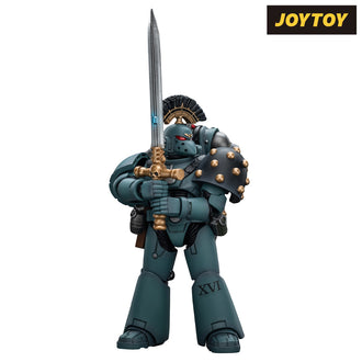 JoyToy Warhammer The Horus Heresy Action Figure - Sons of Horus, Legion MkVI Tactical Squad Sergeant with Power Sword (1/18 Scale)